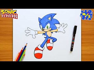 Sonic Drawing | How to Draw Sonic the Hedgehog Step by Step