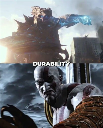 Mega Kaiju (Pacific Rim: Uprising) vs Kratos (God of War 3) remake