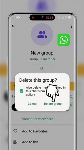 Delete Whatsapp Group Permanently: 😭