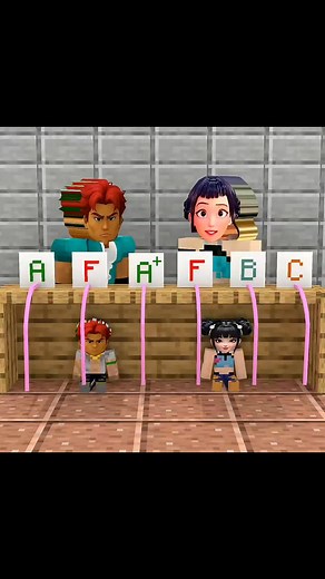 643K views · 34K reactions | Zoey vs Abby - Who will get the A 樂 #minecraft #trending #reels | Top reel | Facebook