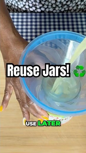 Budget Hack: Reuse Your Jars ♻️ | Zero Waste Kitchen Tip