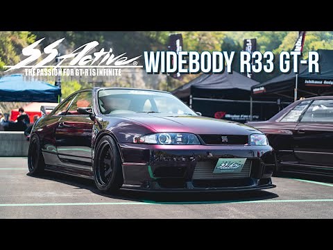 SS-Active Midnight Purple Widebody R33 GT-R & SS-Active Midnight Purple III Carbon-R at DORIDORE