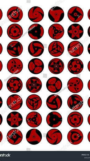 All Naruto Anime Uchiha eyes