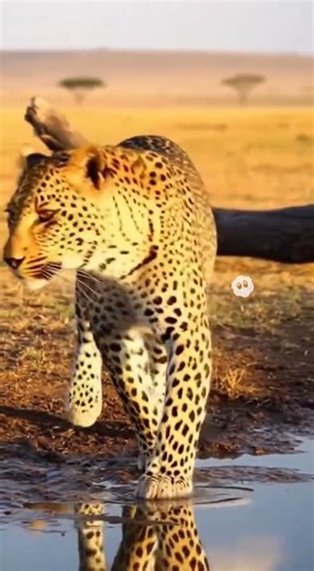🐆💥 The Leopard’s Epic Tail Flick! Too Funny Not to Watch 😆 #Shorts