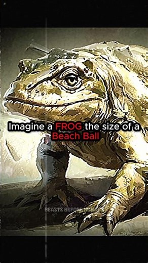 The Frog That Ate Dinosaurs 💀 #prehistoric #dinosaur