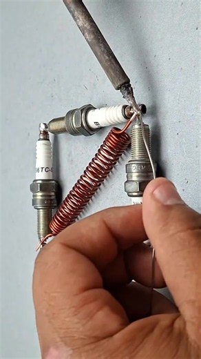 Free Electricity Generator Using Spark Plug and Copper Wire