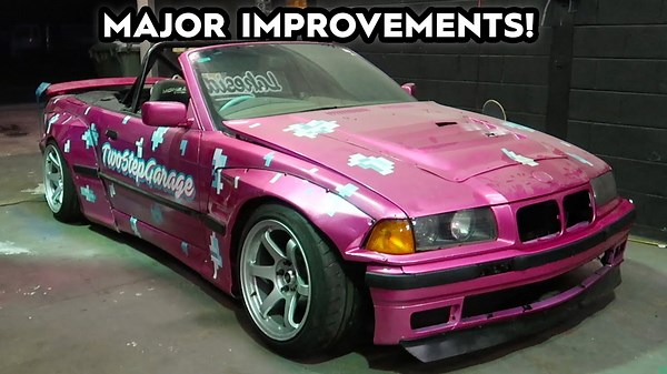 13B Rotary E36 Drift Car Gets Upgrades!