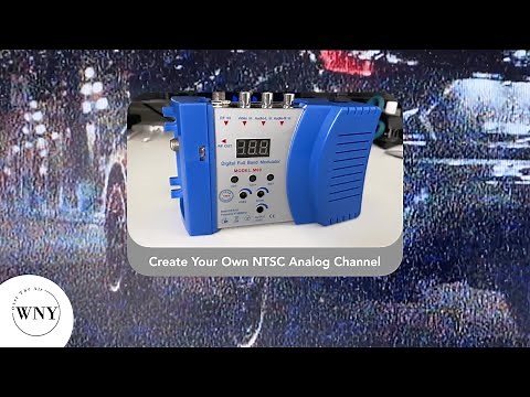 Create Your Own Analog NTSC TV Channel In Your House