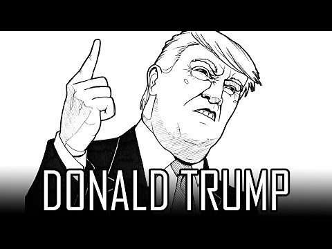 Draw Donald Trump - How To Draw With Quick Simple & Easy Steps For Beginners 03