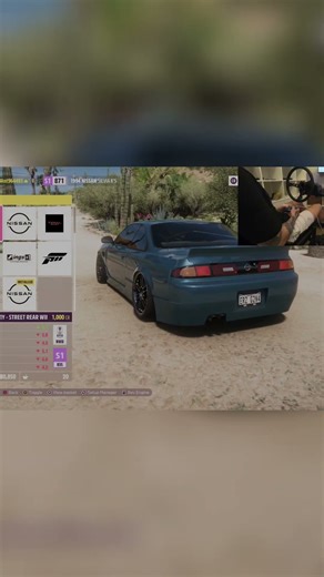 Drifting Nissan Silvia 14 in Forza Horizon 5 #shorts