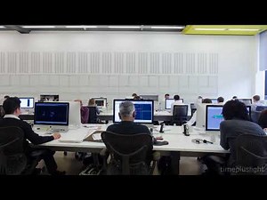 Office workers by day - Timelapse Tuesday 4k