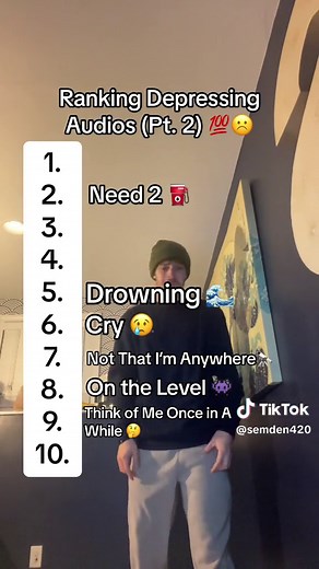Ranking Depressing Audios (Pt. 2) 💯☹️