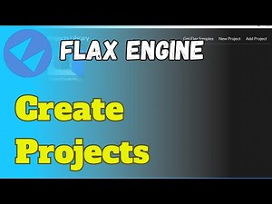 How to create a new project in Flax Game Engine