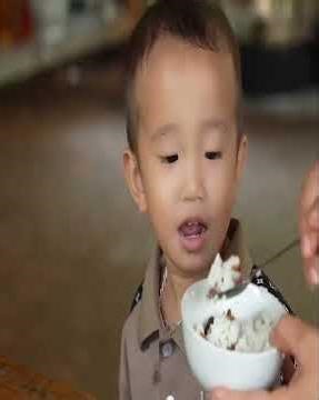 Poor Mother Making Delicious Dishes from Ginger Flowers and Pork