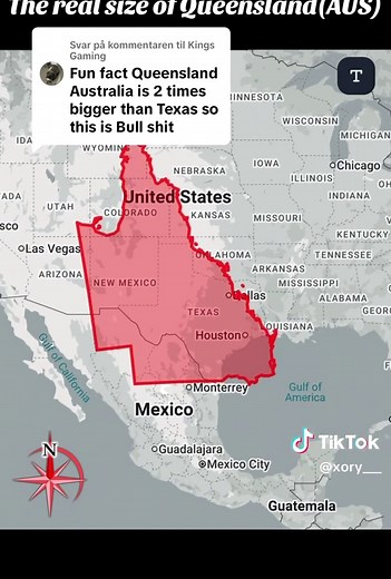 The Real Size of Queensland: A Visual Exploration