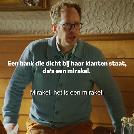 Voor een mirakel moet u in Lourdes zijn. Of bij Crelan. Want een bank vinden die al haar klanten een persoonlijke service biedt, da’s een mirakel. Bij Crelan is het nochtans vanzelfsprekend. | Crelan Bank