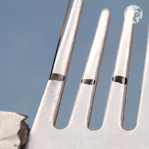 Cutting Forks To Make A... | Crafty Panda How