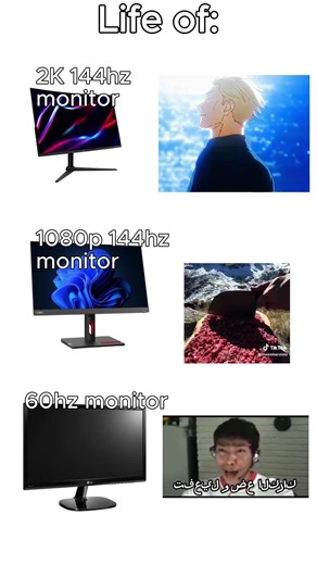 How many Hz does your monitor have? #shorts #youtubeshorts #gaming #pcgaming #monitor #hz #144hz