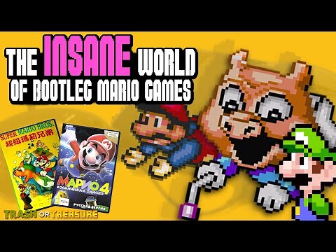 The WEIRDEST Super Mario Games EVER Made- Bootleg Sega Genesis/Mega Drive Games