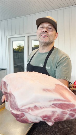 Outdoor pork butt | RTA kitchen setup cooking