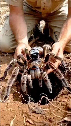 A Camera on a Tarantula Revealed Its Hidden Underground Nest