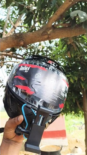 How to mount mobile phone on helmet | #motovlogging setup installation