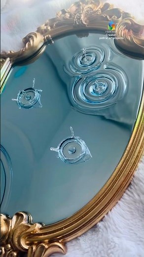 Making a Water Mirror with #CraftResin #EpoxyResin #ResinArt #ResinCraft #Epoxy #Resin #DIY #Art