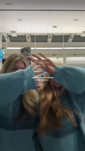 Back Together: Matching Outfits at the Airport