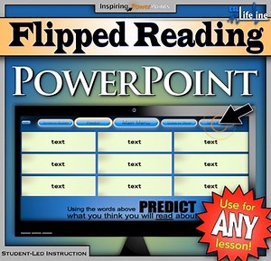 Flipped Reading PowerPoint | Reading Practice | Distance Learning & Classroom