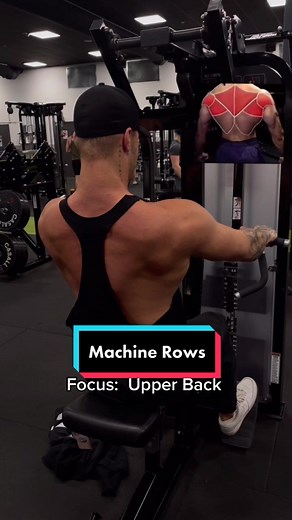 Machine Rows: Know The Difference ⚠️ #rows #gymtok #fitness #pullday #lats