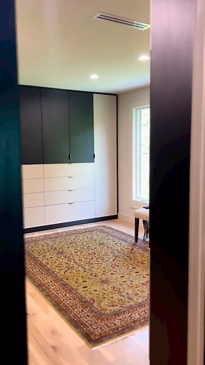 4.8K views · 49 reactions | We love the complementary vanity area in this chic custom dressing room designed by @caliclosetsnyc. #CaliforniaClosets #CustomClosets #CustomStorage #ClosetIdeas #ClosetSystems | California Closets | Facebook