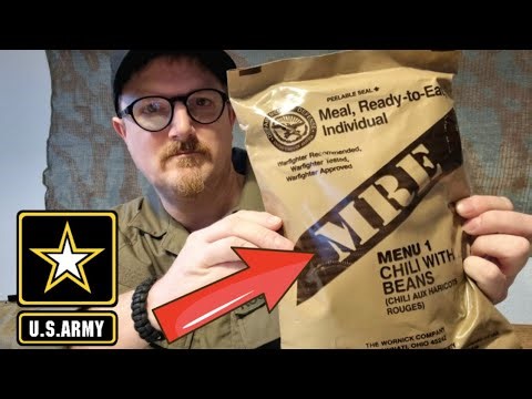 Jens is trying MRE 🍴📦