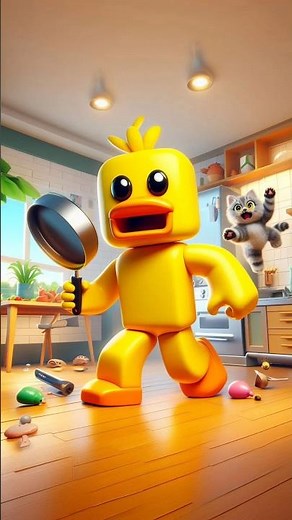 Roblox Duck Guards the House… And Chaos Happens 😱