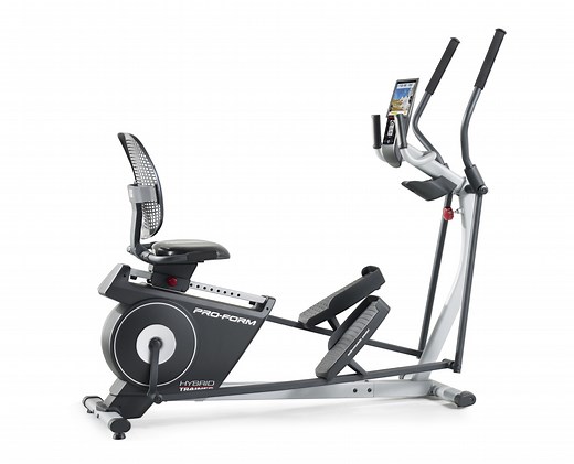 ProForm 2-in-1 Elliptical & Recumbent Bike Hybrid Trainer Home Exercise Machine