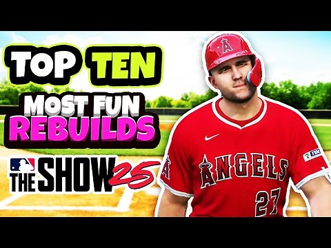 Top 10 MOST FUN Teams to Rebuild in MLB the Show 25 Franchise Mode!