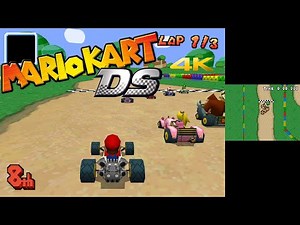 melonDS 0.9.1 | Mario Kart DS 4K 60FPS UHD | DS Emulator Gameplay