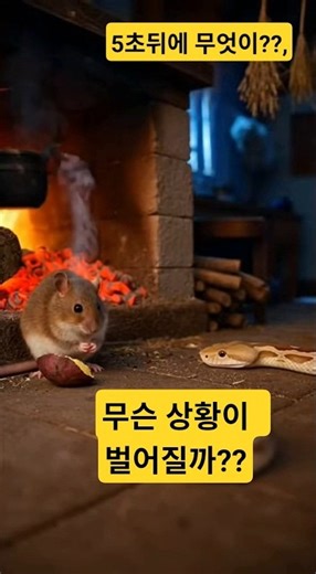 5초 뒤 벌어진 충격적인 장면🐍😱