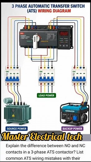 Three-Phase ATS Panel (Automatic Transfer Switch) ensures uninterrupted