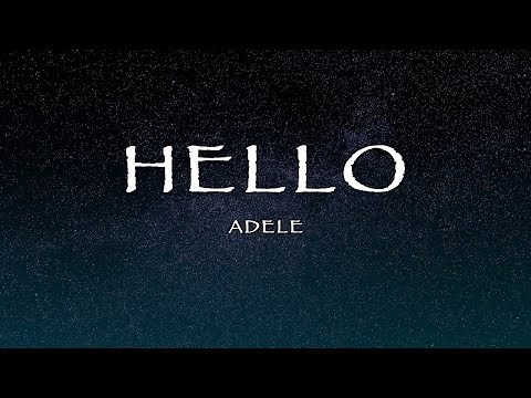 Adele - Hello (Lyrics)