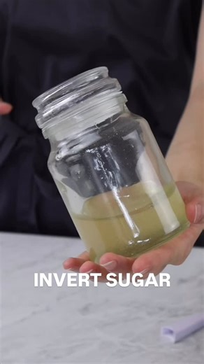 Ash Otto on Instagram: "Invert sugar ✨has plenty of benefits and easily made. ☺️ There’s heaps of recipes out there in the pastry world. 🌏 Yes, you can buy it - which saves time making but sometimes delivery times in regional areas is longer than expected and it can be cheaper to make your own. 80% of the time I will buy to save time but this is what I’ve used. 🫶🏼 ✨ RECIPE 120g water 250g sugar 5g cream of tartar or 2.5g citric acid On medium heat. Slowly boil all to 114.C. Let cool to room t