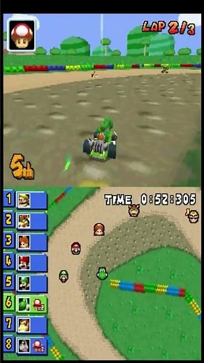 Mario Kart DS (2005) - 150cc Banana Cup - #retrogamingloft #mariokartds #nintendods