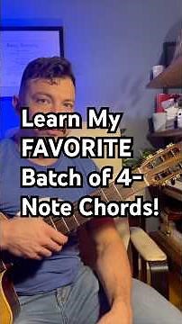 Learn 240 MORE 4-Note Chords in 90 Seconds! | Batch 3/5 | Drop-2 (Strings 1–4)