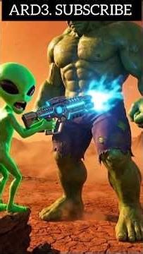 alien versus Hulk😱#short