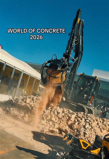 “High rollers, heavy machinery and rock solid connections.” Day 3 completed @worldofconcreteshow0 #demolition #worldofconcrete #northamerica @mbcrusher @Hilti North America @aquajetnorthamerica @DEWALT