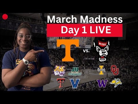 March Madness Day 1 LIVE: Full Tournament Coverage + Tennessee vs NC State