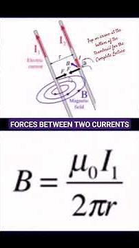 FORCE BETWEEN TWO PARALLEL CURRENT CARRYING CONDUCTOR #physicsconcepts #alevel #rizwanasarwar