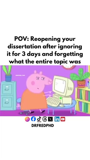 Dissertation Writing Service | Coach on Instagram: "the arguments, references, and ideas suddenly seem completely unfamiliar. You blink, scroll, and wonder how you ever understood this in the first place 😅 Tag someone who can relate DM DISSERTATION to get personalized guidance on structuring, editing, or writing your dissertation/thesis #dissertationproblems #mastersstudent #academicstruggles #phdlife"
