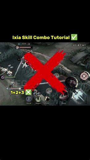 Ixia Skill Combo Tutorial Mobile Legends #mlbb #ixia #mobilelegends #shorts #mobilelegends
