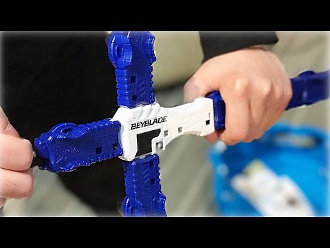 Beyblade Burst SUPER GRIP LAUNCHER Unboxing & Review! - Hasbro Launcher Upgrade!