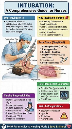 Intubation Steps & Nursing Responsibilities | JKSSB Nursing #nursingnotes #nursingshorts